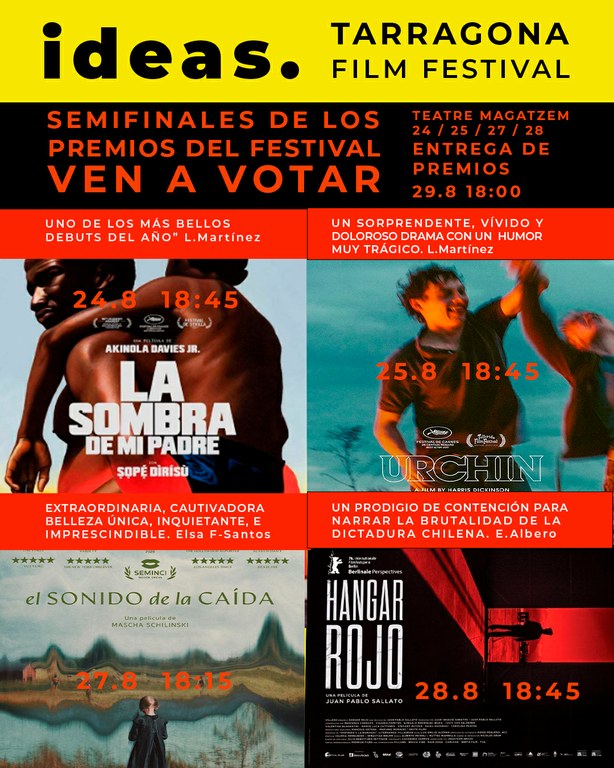 Ideas. Tarragona Film Festival | Semifinalista: "El sonido de la caída"