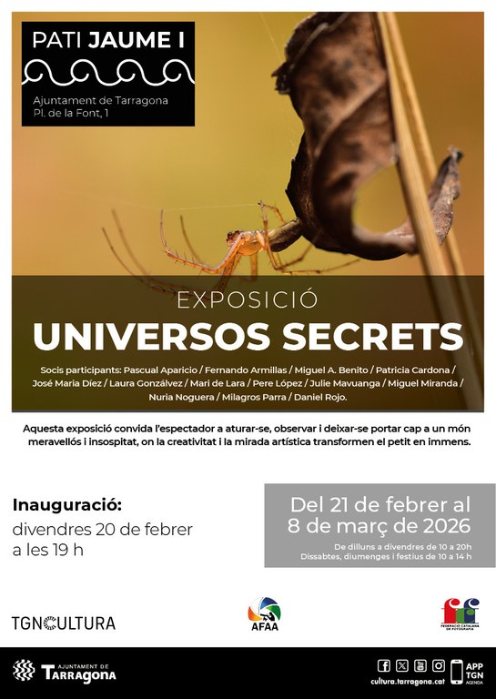 Inauguració de l'exposició "Universos secrets"