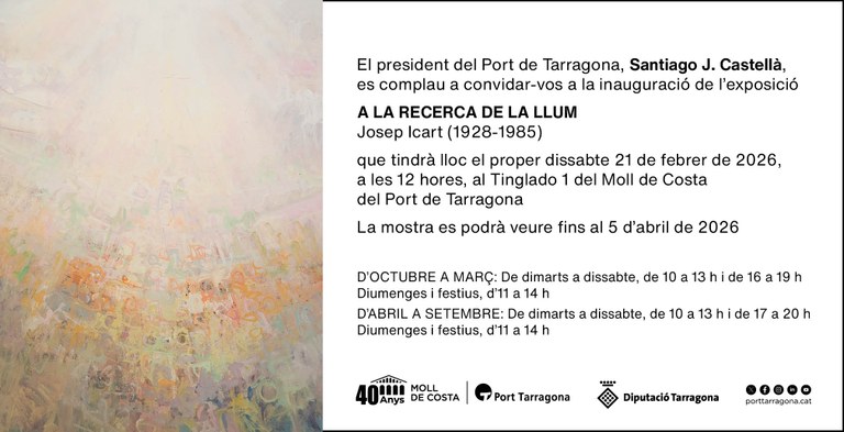 Inauguració - exposició "A la recerca de la llum"
