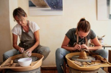 Inauguració de l'exposició "Empremtes de foc, gestos del fang"