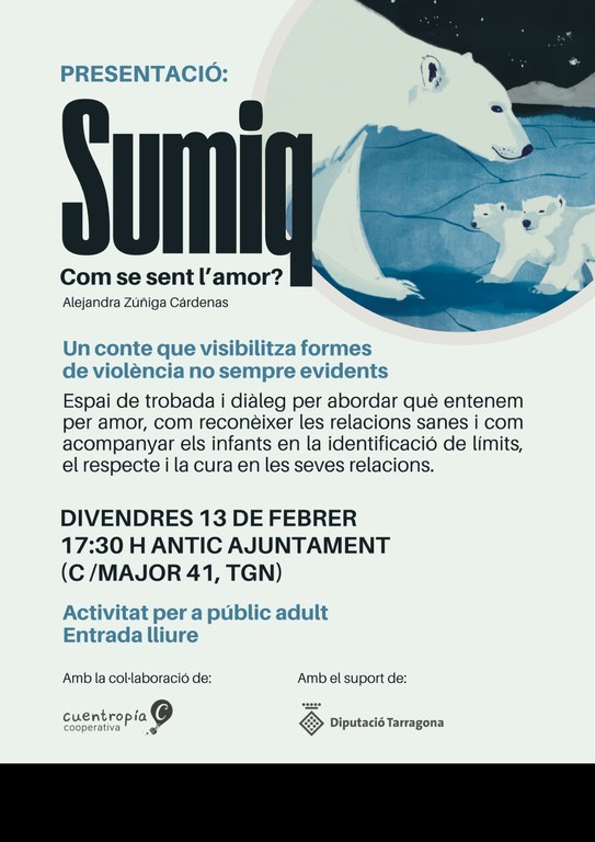 Presentació del llibre "SUMIQ. Com se sent l'amor?"
