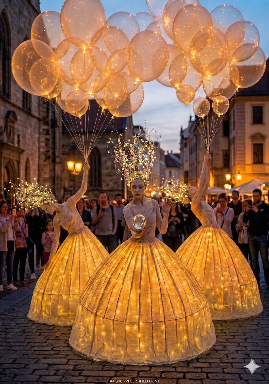 Espectacle itinerant FITT: Dones de llum