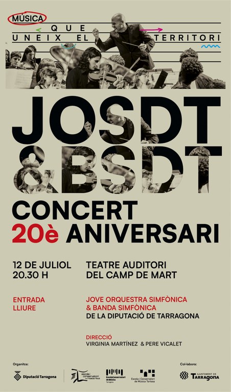 20è aniversari de la Jove Orquestra Simfònica i la Banda Simfònica de la Diputació de Tarragona