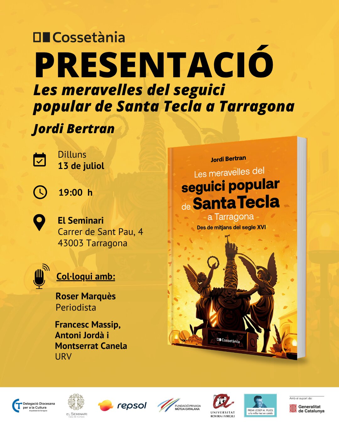 Presentació de "Les meravelles del Seguici Popular de Santa Tecla a Tarragona"