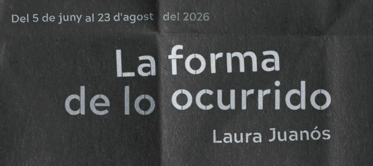 Inauguració de l'exposició "La forma de lo ocurrido"