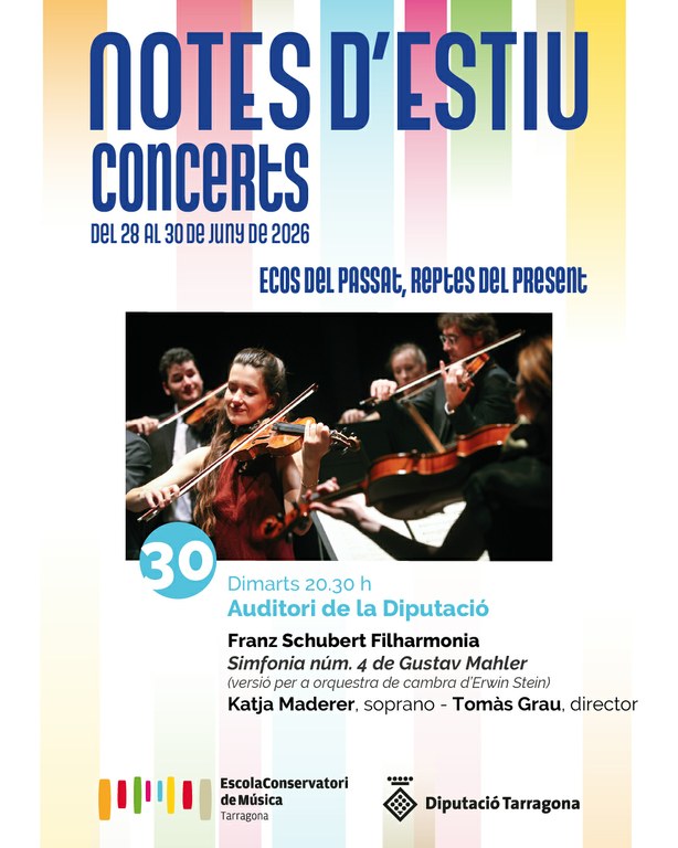 Notes d'estiu 2026 | Concert "Simfonia núm. 4, de Mahler"