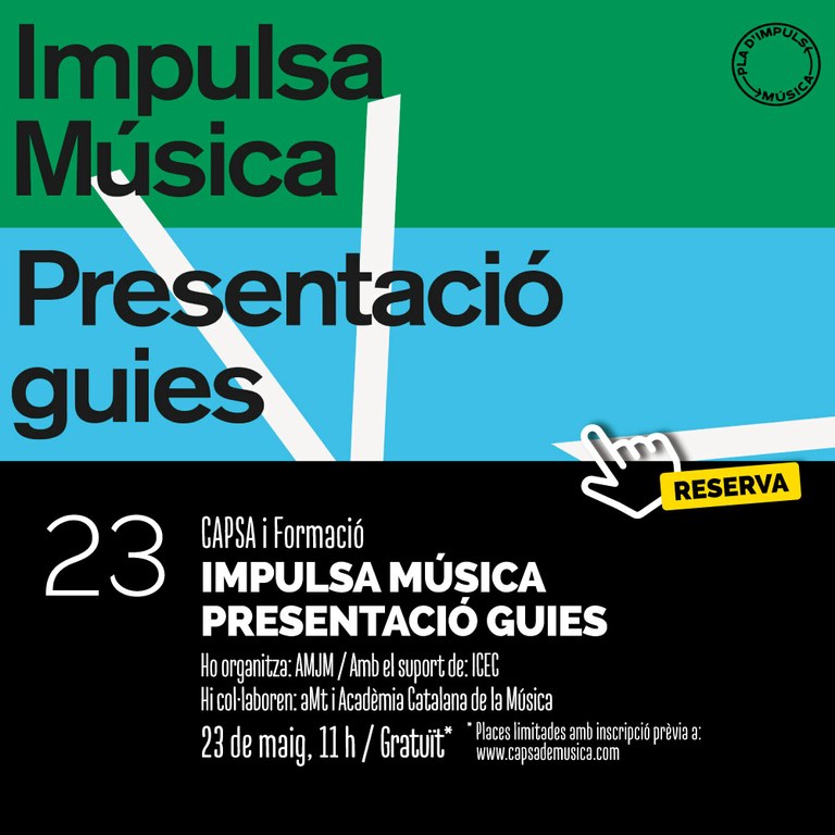 Capsa i Formació | Presentació de les guies "Impulsa música"