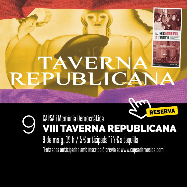 Capsa i Memòria Democràtica | VIII Taverna republicana