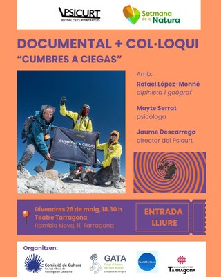 Projecció de “Cumbres a ciegas” + col·loqui