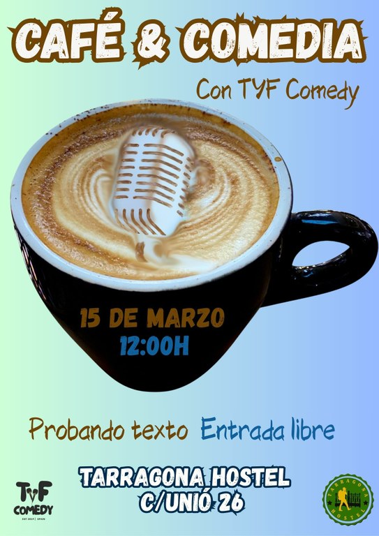 Café y comedia 