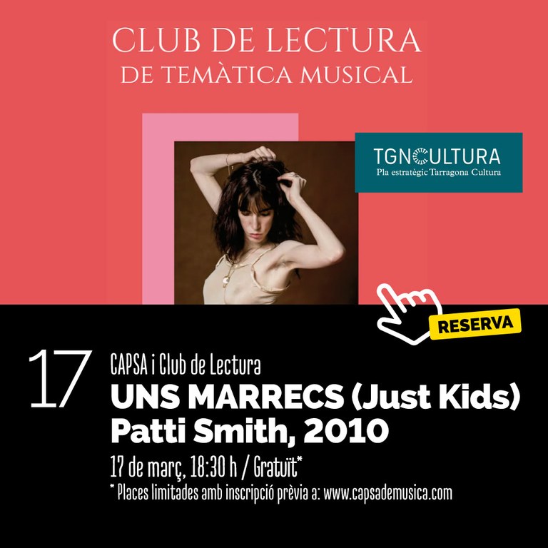Capsa i Club de Lectura: "Uns marrecs (Just Kids)", de Patti Smith