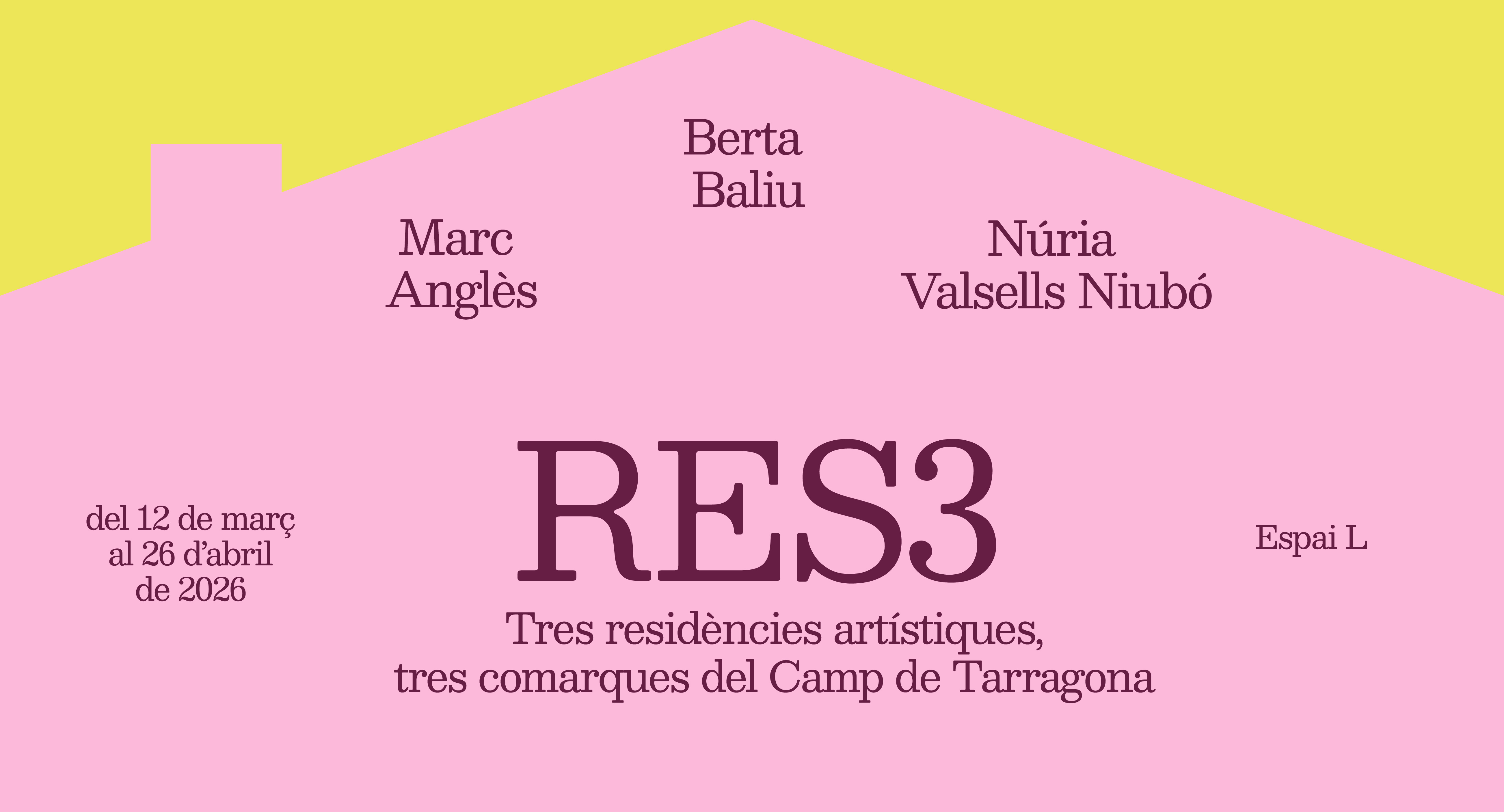 Exposició RES3: Berta Baliu, Marc Anglès i Núria Valsells