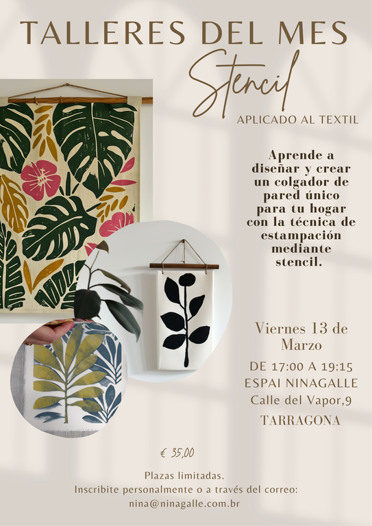 Taller de Stencil Textil