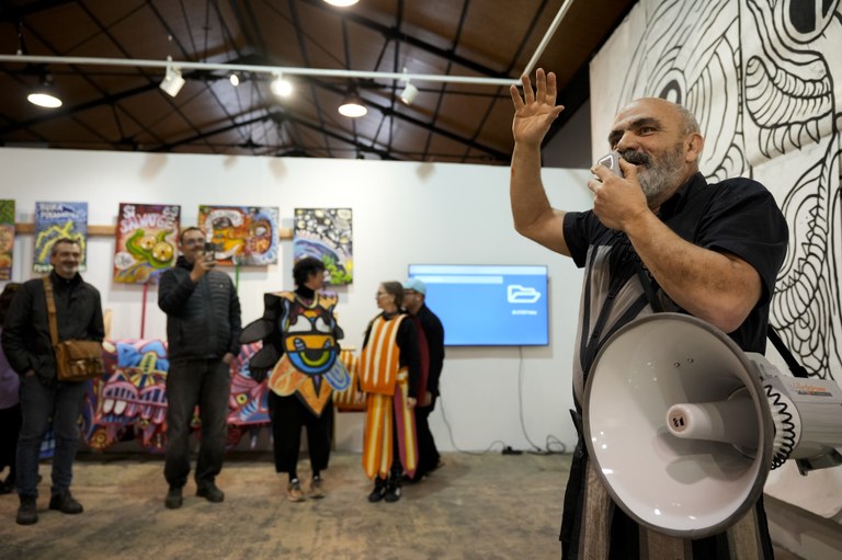 Visita guiada a “Llum, Natura Centrum Est”, amb Marcel·lí Antúnez