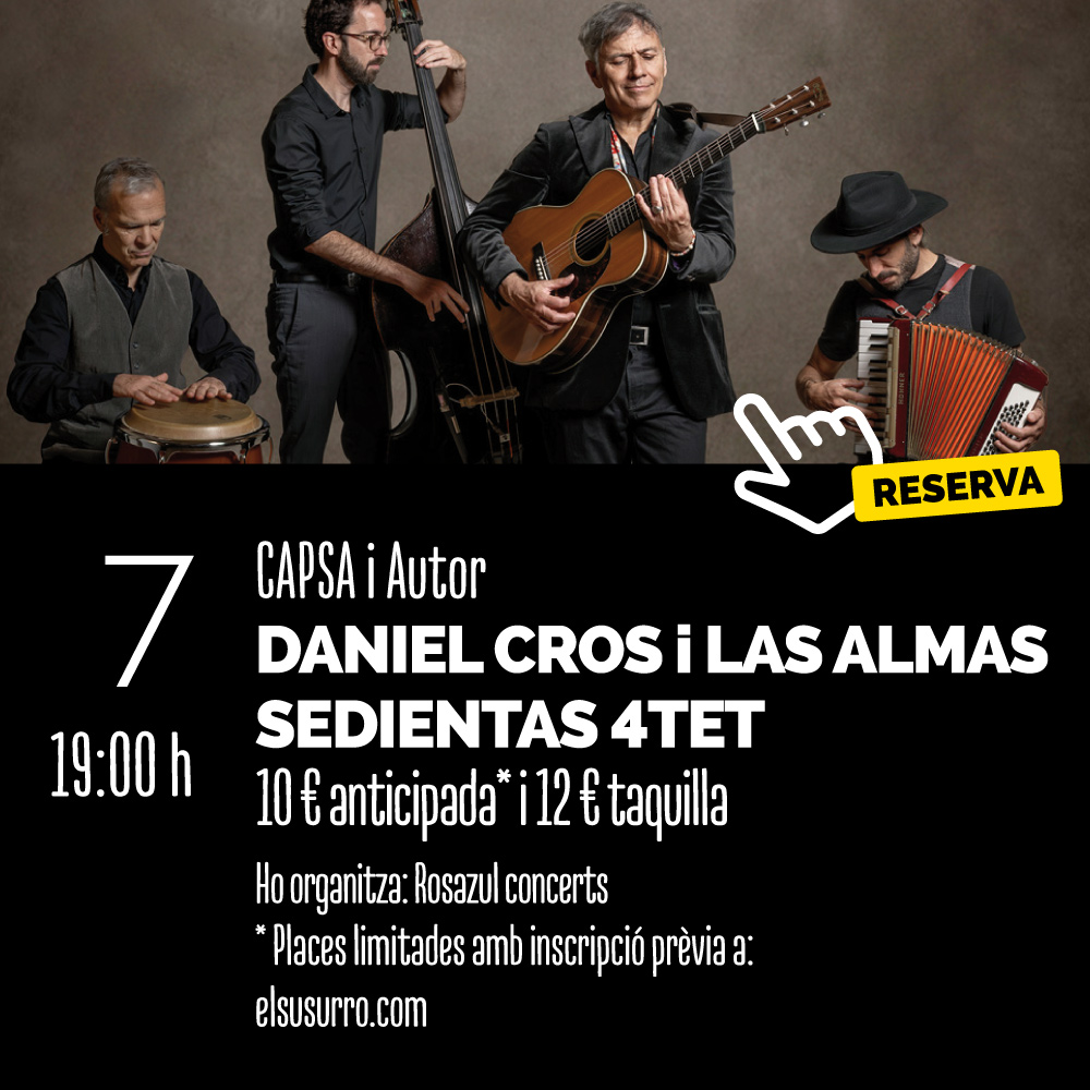 Capsa i Autor | Daniel Cros i Las Almas Sedientas 4et