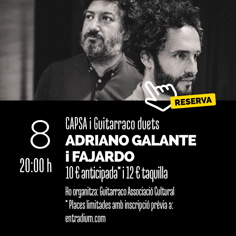 Capsa i Guitarraco | Adriano Galante i Fajardo