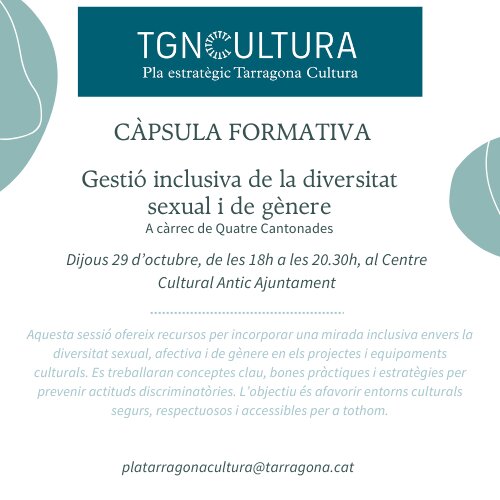 Formació: Gestió inclusiva de la diversitat sexual i de gènere