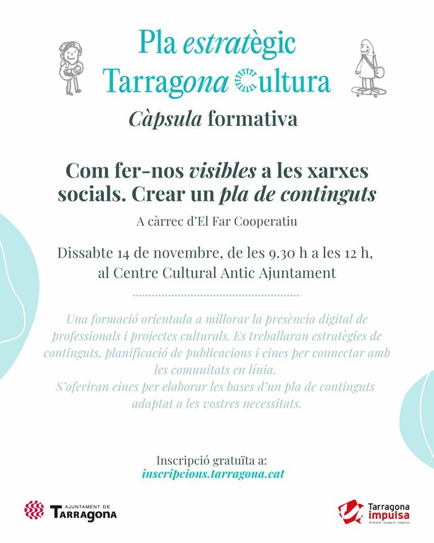 Com fer-nos visibles a les xarxes socials. Crear un pla de continguts