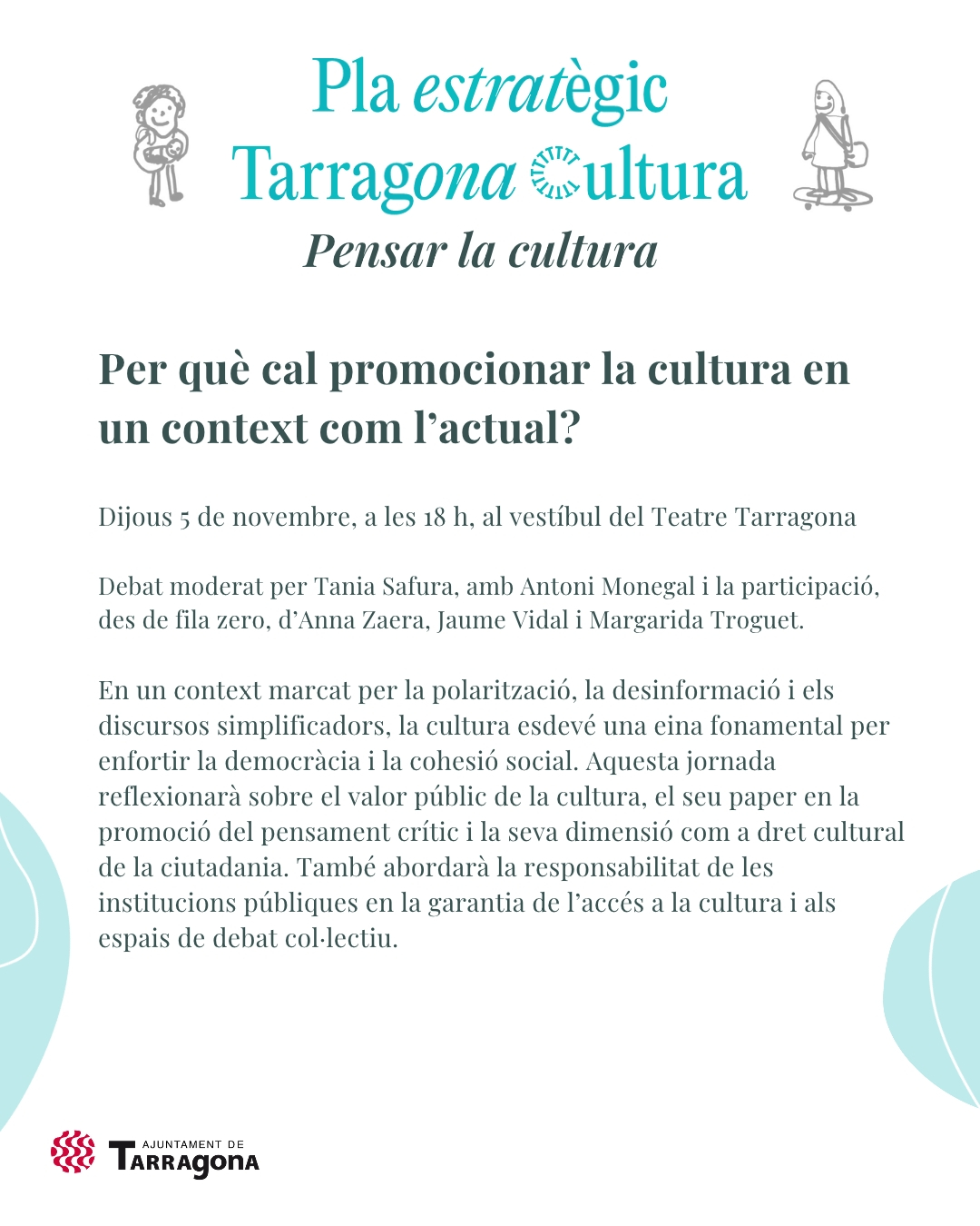 Per què cal promocionar la cultura en un context com l’actual?
