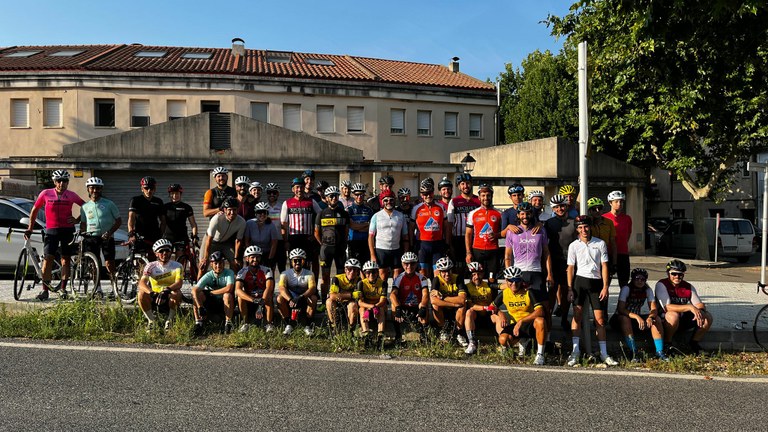 Pedalada castellera fins a Sant Magí de la Brufaganya
