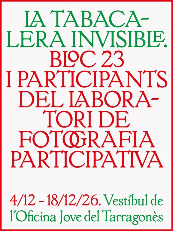 Inauguració de l'exposició "La Tabacalera invisible"