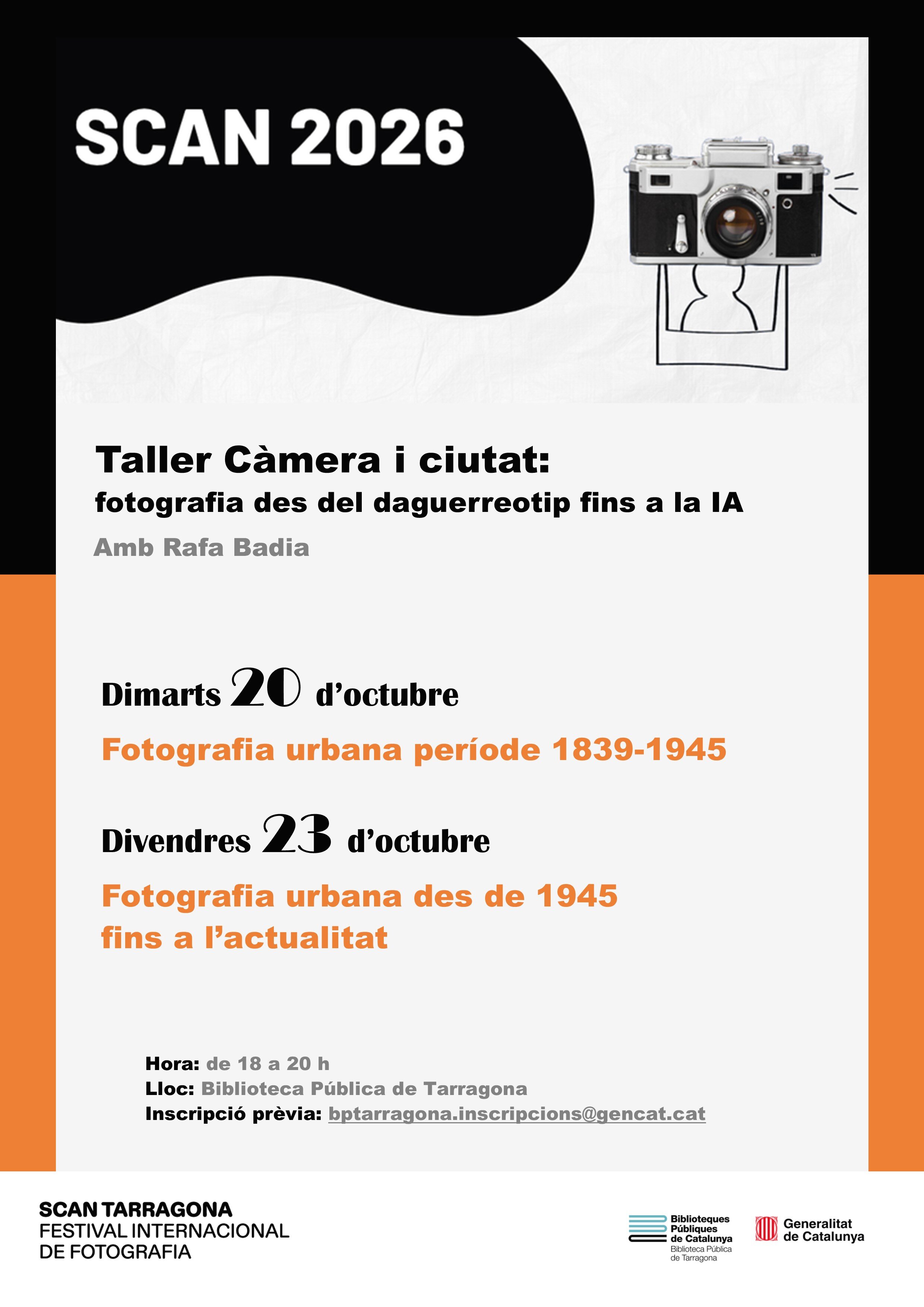 Sessió 1. Taller "Càmera i ciutat: Fotografia des del daguerreotip fins a la IA"