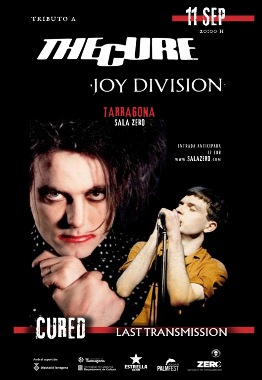 Cured (tribut a The Cure) + Last Transmission (tribut a Joy Division)