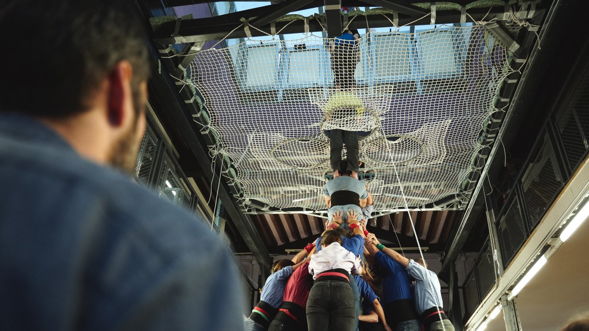 Assaig general obert de castells 