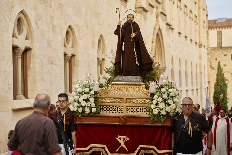L'Entrada de Sant Magí a la capella del portal del Carro