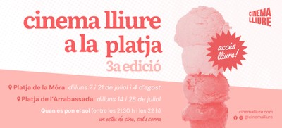 Cinema lliure a la platja
