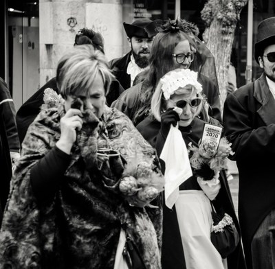 La Mascarada del Dol i les seves Ploraneres amb els Ministrers del Camp i del Llamp
