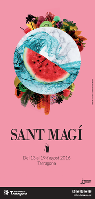 Cartell Sant Magí 2016 rosa