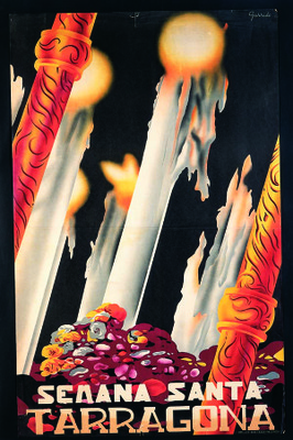 Cartell de Setmana Santa de Tarragona 1950