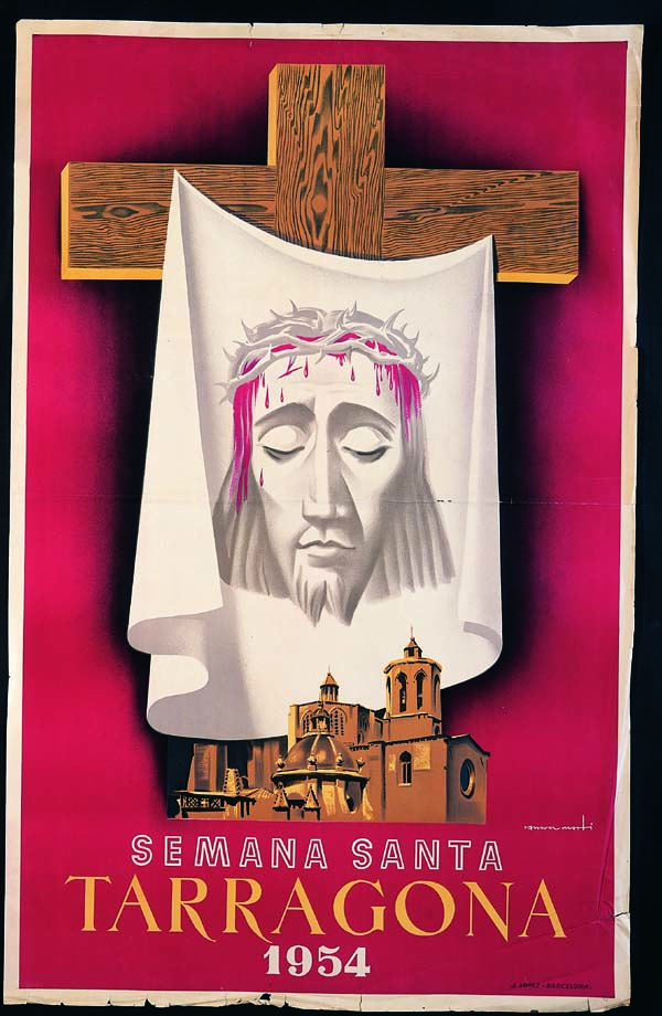 Cartell de Setmana Santa de Tarragona 1954