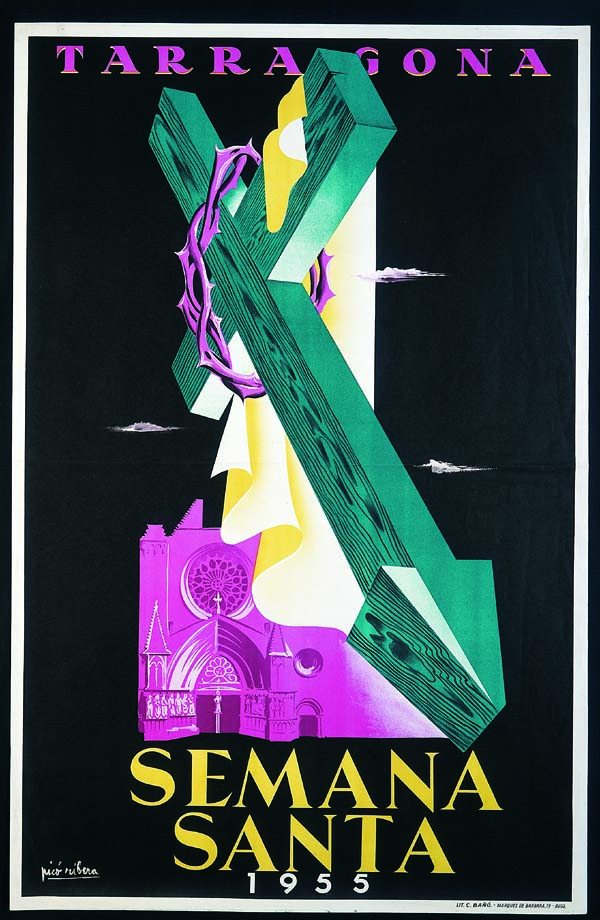 Cartell de Setmana Santa de Tarragona 1955