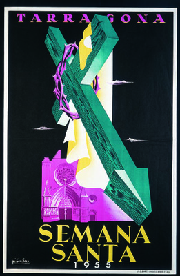 Cartell de Setmana Santa de Tarragona 1955