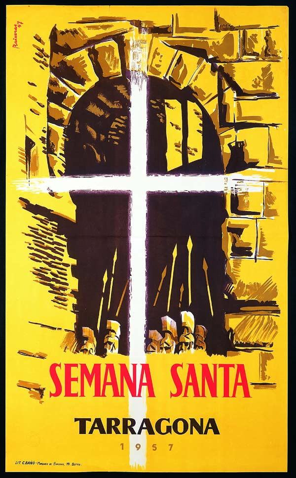 Cartell de Setmana Santa de Tarragona 1957