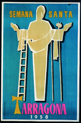 Cartell de Setmana Santa de Tarragona 1958