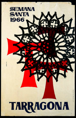 Cartell de Setmana Santa de Tarragona 1966