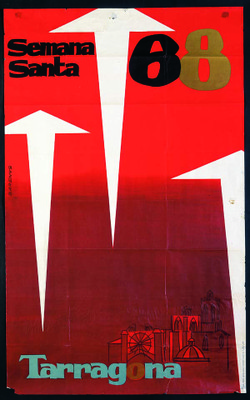 Cartell de Setmana Santa de Tarragona 1968
