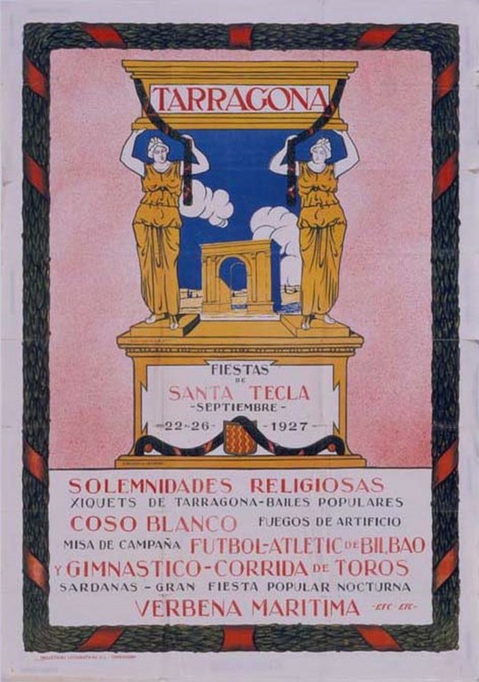 Presentació de “Quan els objectes parlen: el cartell de Santa Tecla de l’any 1927”