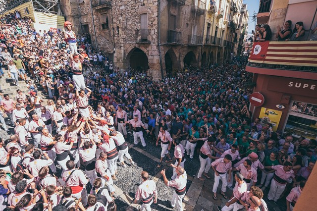 Assaig especial del Pilar Caminant dels Xiquets de Tarragona