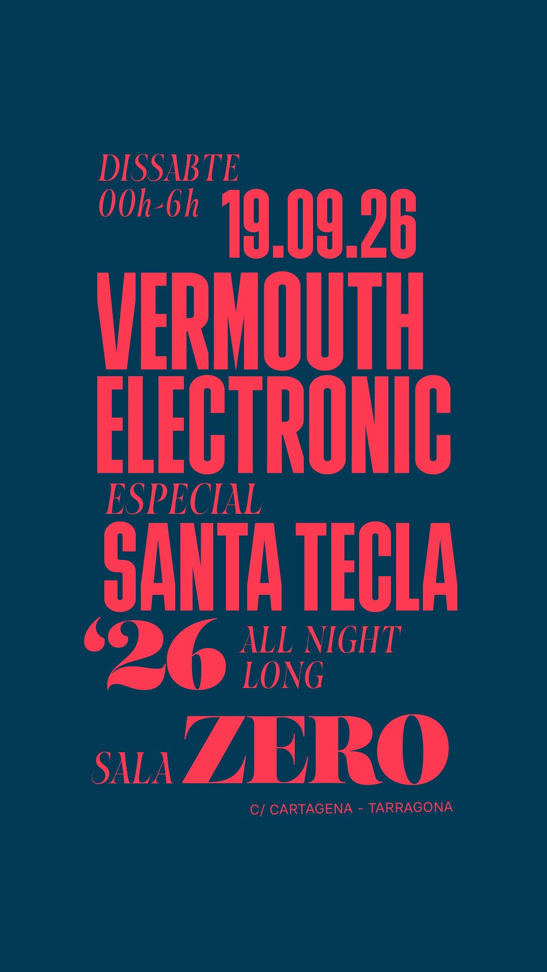 Vermut electrònic especial Santa Tecla 2026