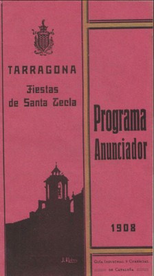 Programa d'actes 1908
