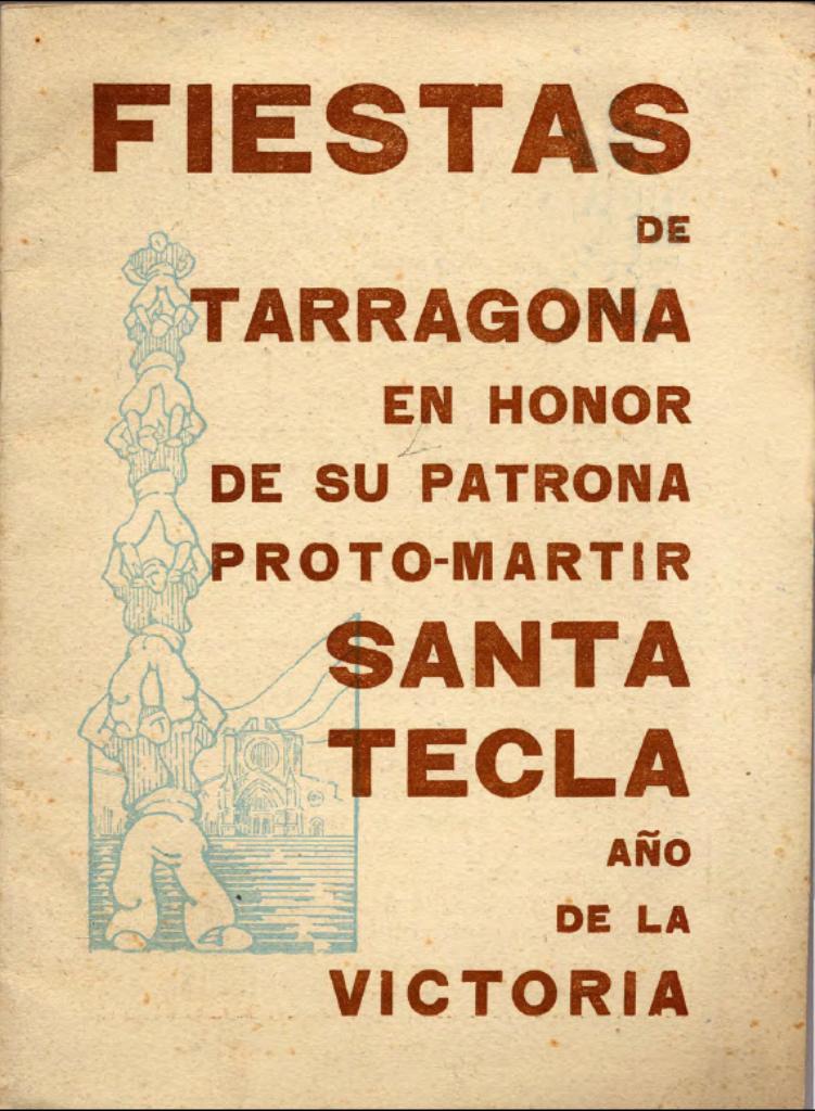 Programa d'actes 1939