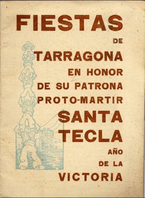 Programa d'actes 1939