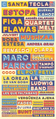 Cartell musical Santa Tecla 2024