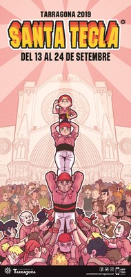 Cartell Santa Tecla 2019 Xiquets de Tarragona