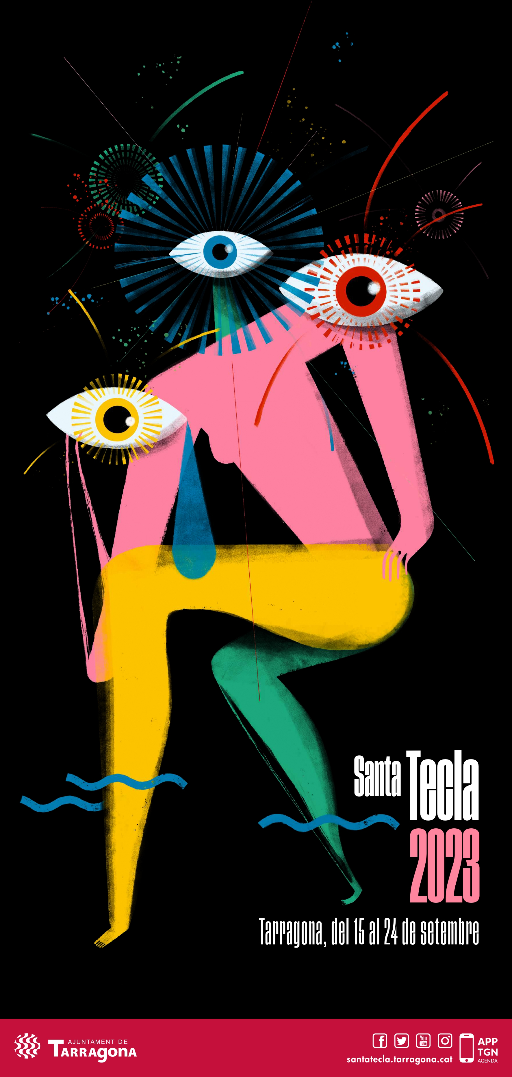 Cartell Santa Tecla 2023