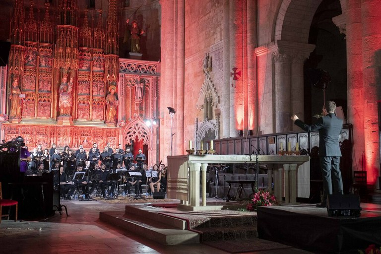 La Catedral de Tarragona exhaureix les localitats per gaudir de l'espectacle de cloenda dels actes de Santa Tecla 700